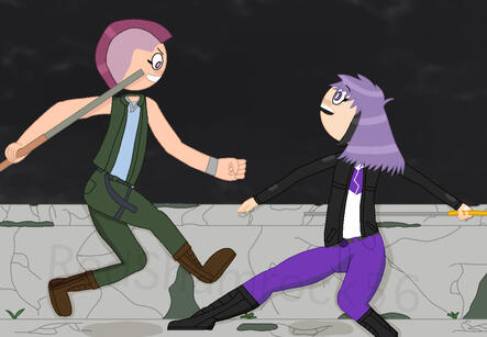 Fight scene